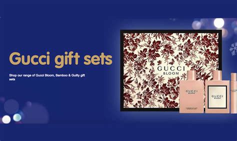 gucci bloom gift box|gucci bamboo gift set boots.